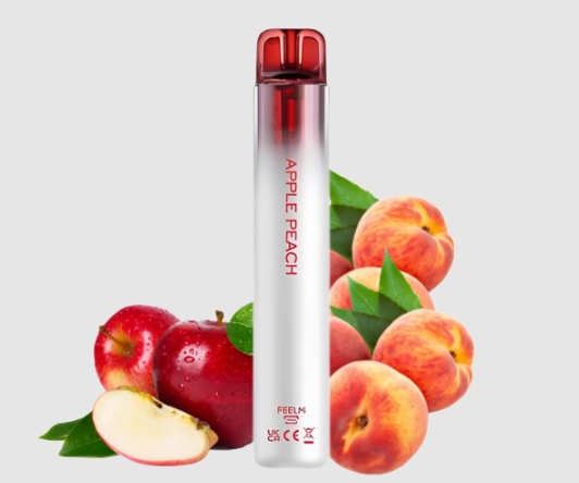 VOZOL NEON 800 Puffs Vape - Apfel Pfirsich: Ein Meisterwerk f&uuml;r Vaping-Enthusiasten